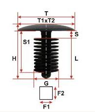 Ель пистоны авто запчасти крепежи