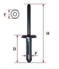 Заклепки авто запчасти крепежи